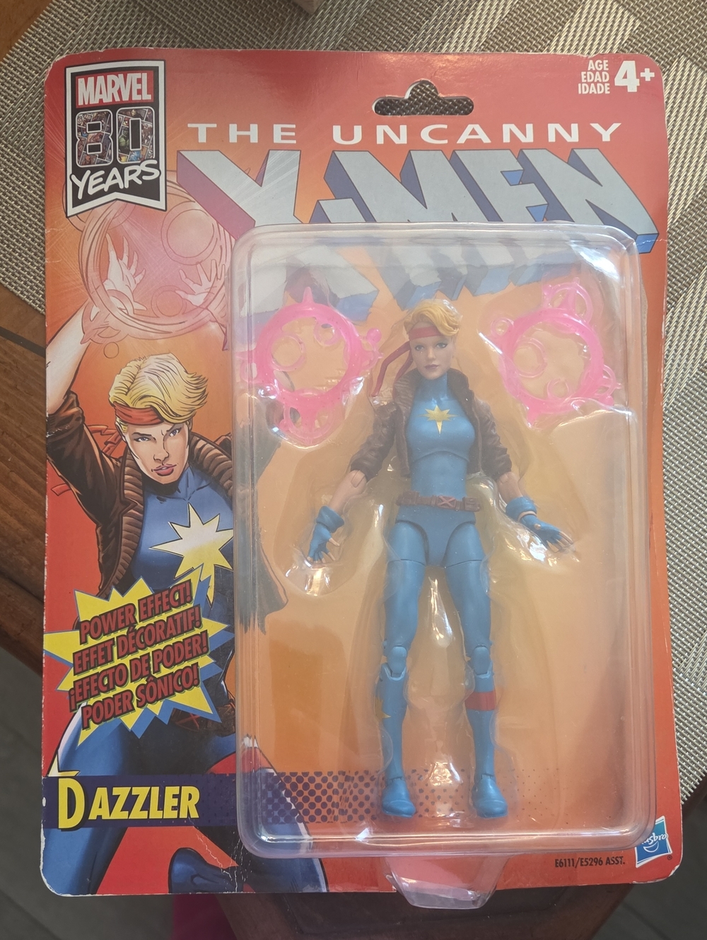 Marvel Dazzler Action Figure - Blue, Pink & Brown